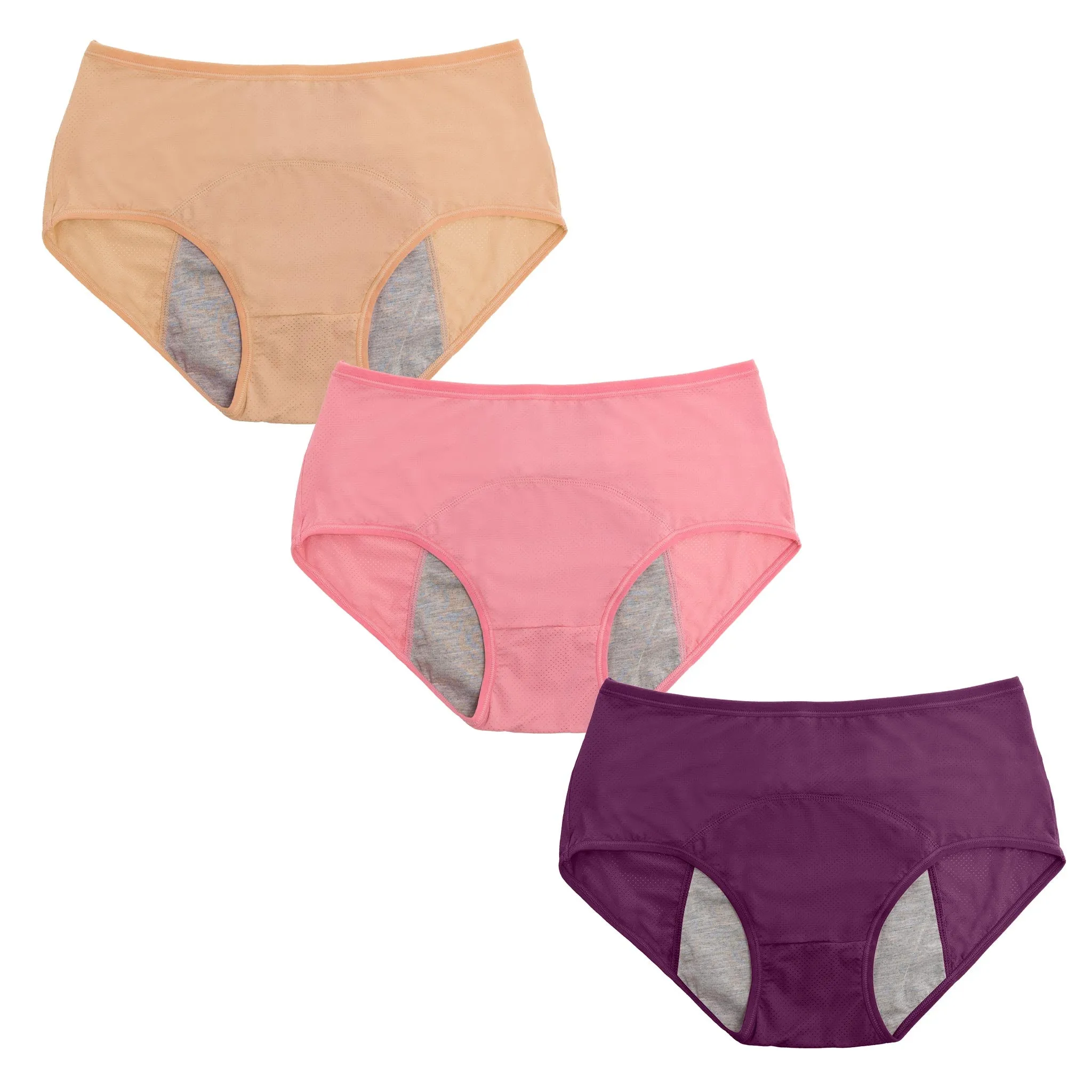 3pc High Waist LeakProof Panties