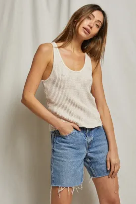 Aria Beach Waffle Tank Top