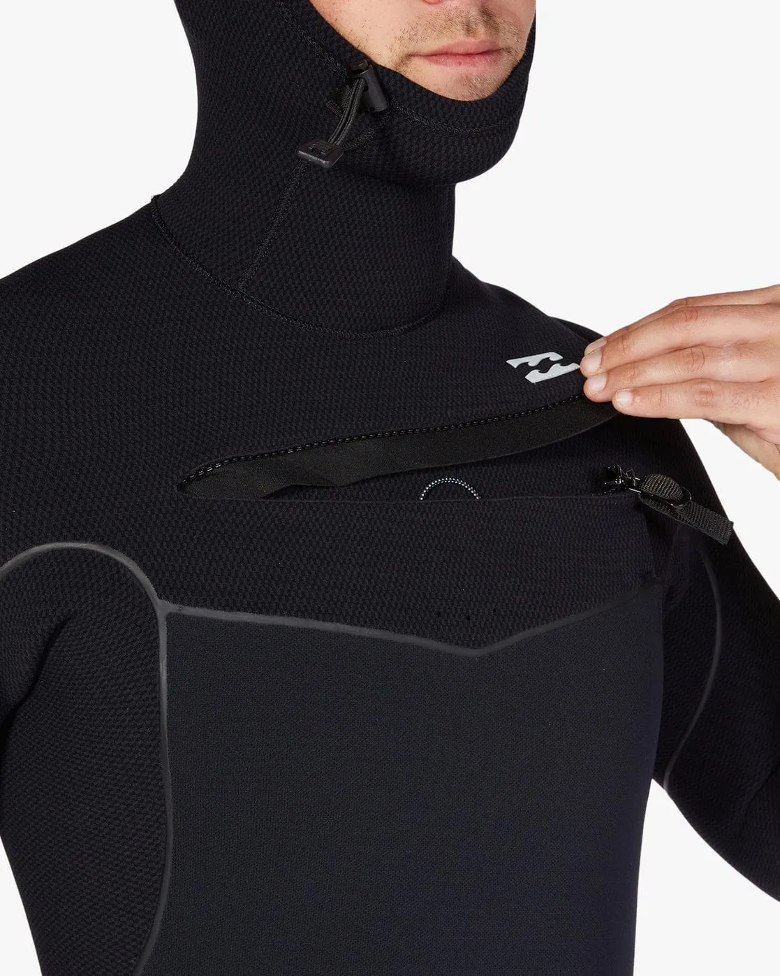 BILLABONG FURNACE HOODED CHEST ZIP 5/4MM