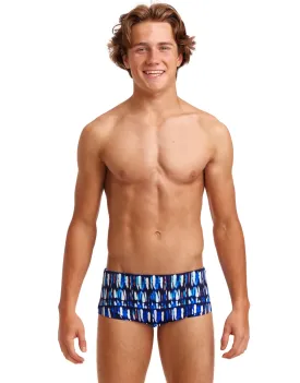 Funky Trunks Boys Perfect Teeth Sidewinder Swim Trunks
