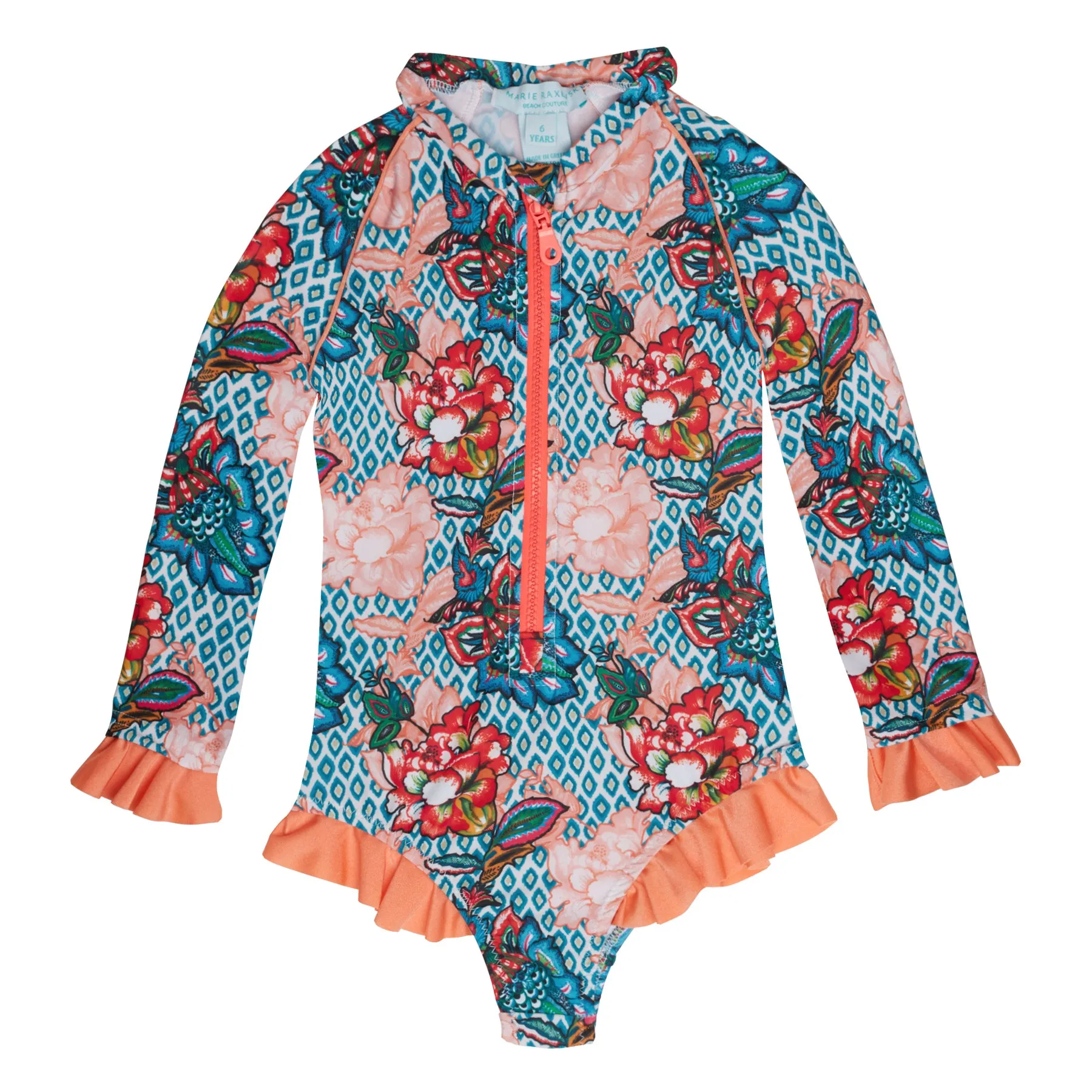 GIRL'S ONE PIECE LONG SLEEVE RUFFLES FRIDA
