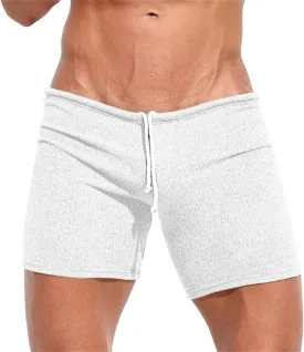 GOKKILRW Mens Shorts Gym Workout Breathable Stretchy Boxer Trunks Casual Athletic Shorts Summer Skinny Sexy Underpants 3 Inch
