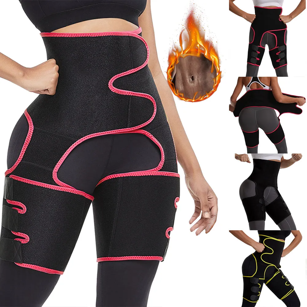 High Waist Thigh Trimmer Neoprene Sweat Shapewear