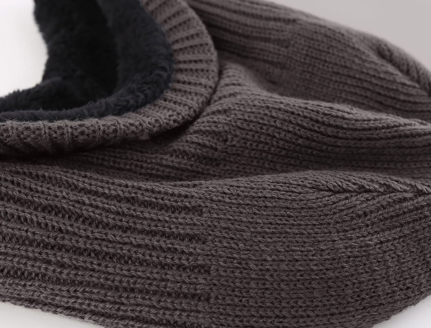 Home Prefer Toddler Boys Girls Fleece Knit Kids Hat Visor Earflaps Winter Hat