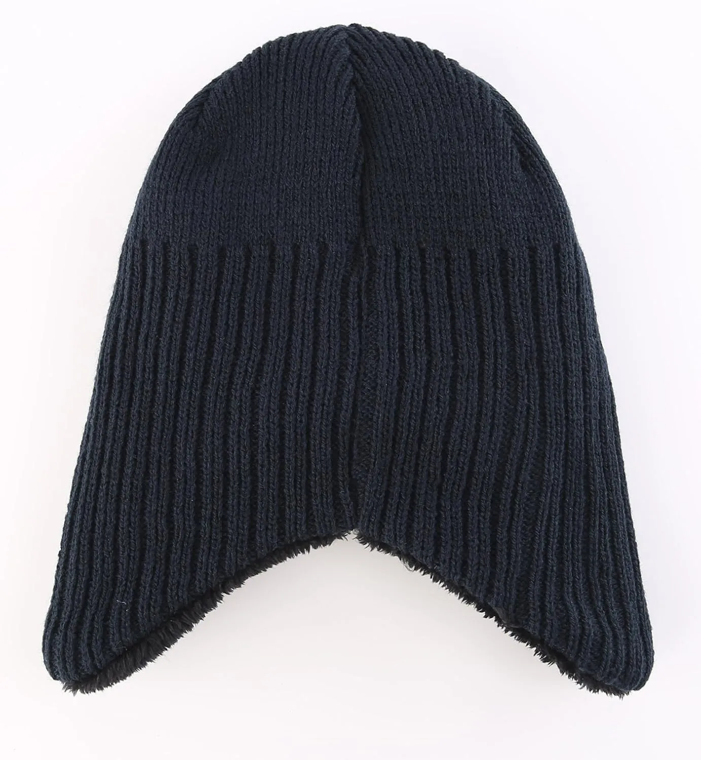 Home Prefer Toddler Boys Girls Fleece Knit Kids Hat Visor Earflaps Winter Hat