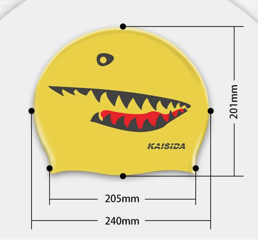 Large Size White Unisex Silicone Swimming Cap for Triathletes - Ultimate Comfort & Performance for All Swim Levels