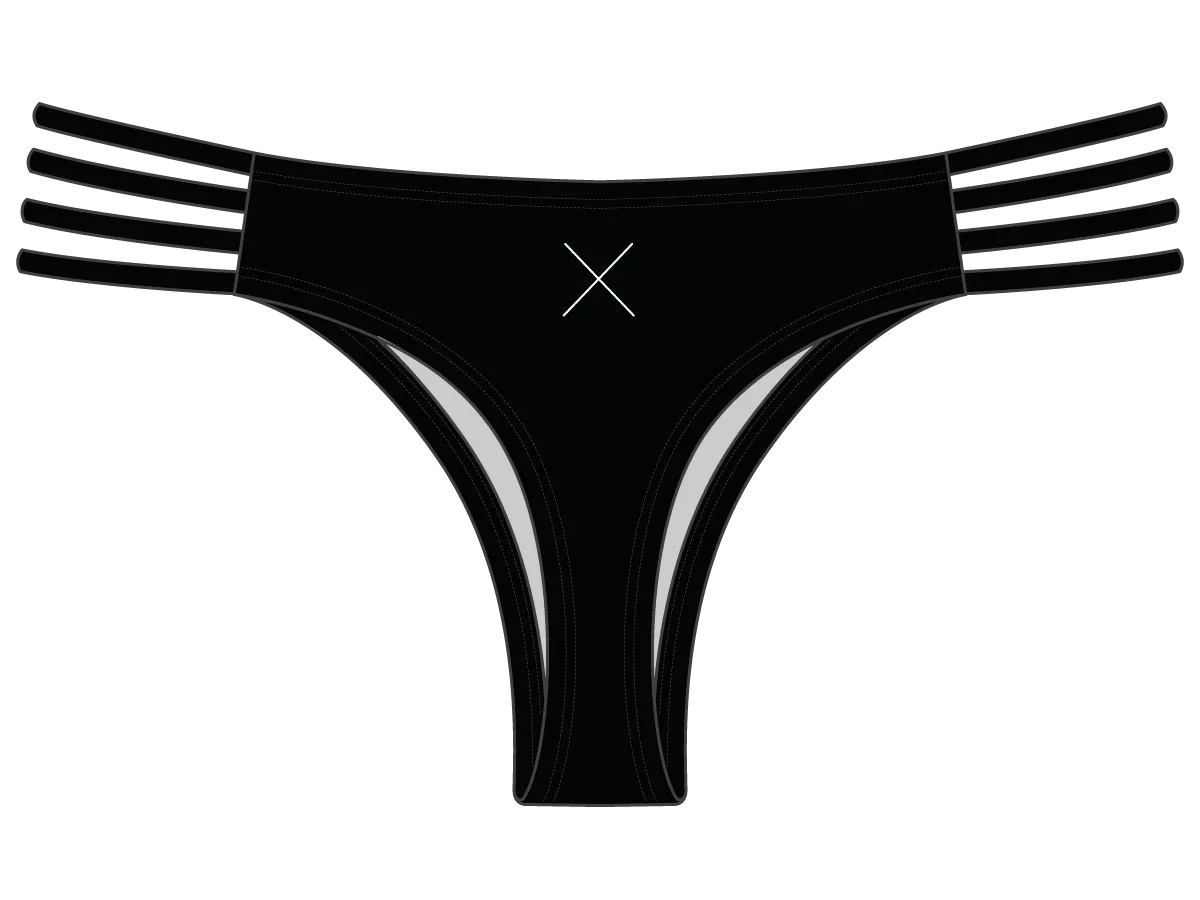 Manhattan Black Classic Strap Bottoms
