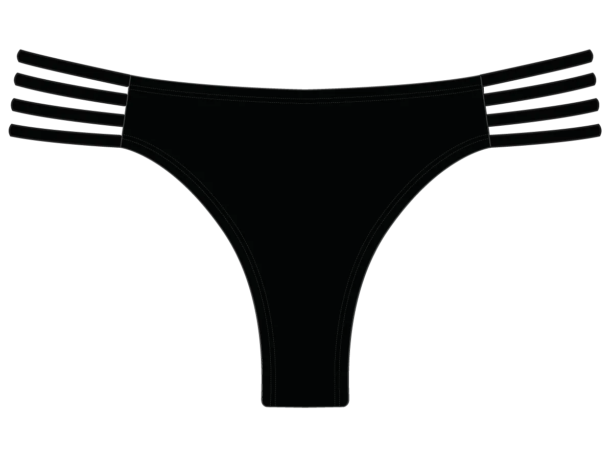 Manhattan Black Classic Strap Bottoms