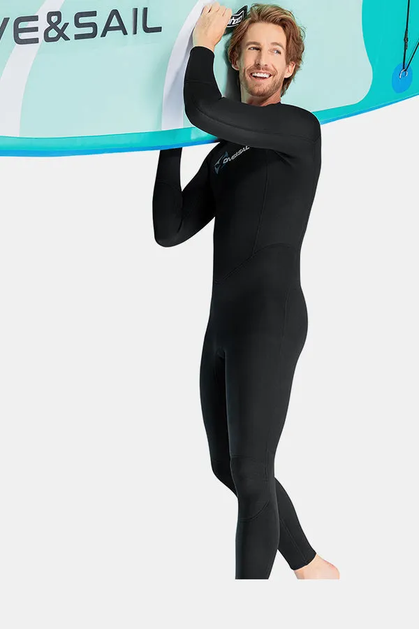 Men's 1.5MM Back Zipper One-Piece Warm And Cold-Proof Wetsuit