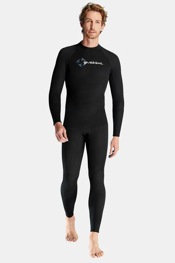 Men's 1.5MM Back Zipper One-Piece Warm And Cold-Proof Wetsuit