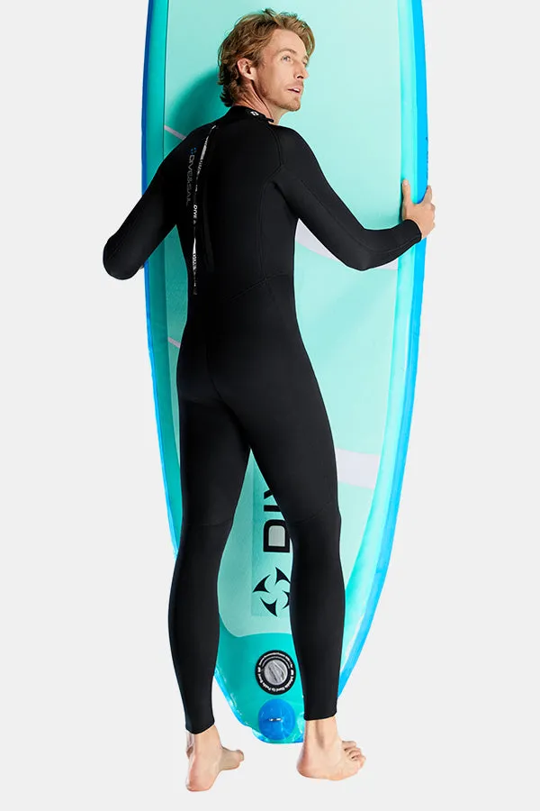 Men's 1.5MM Back Zipper One-Piece Warm And Cold-Proof Wetsuit
