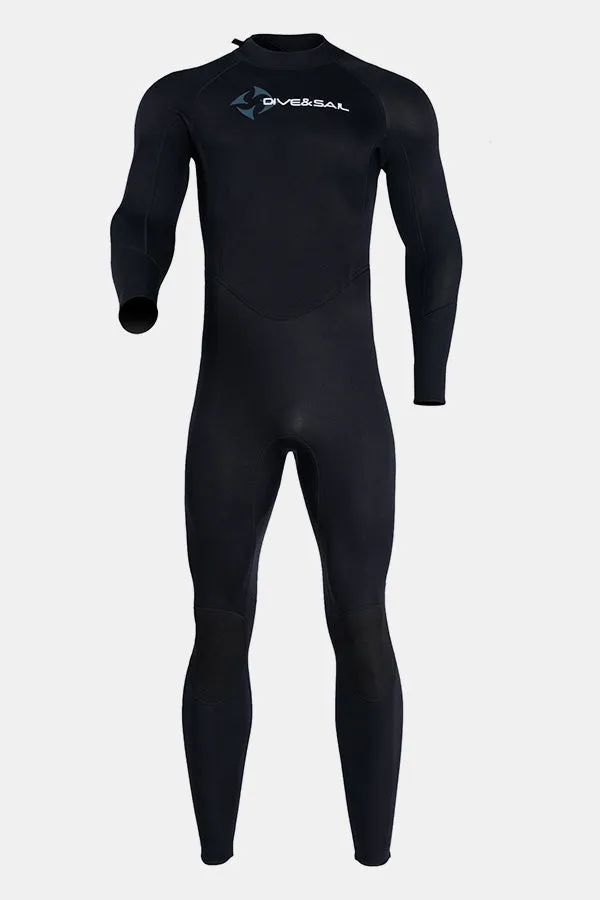Men's 1.5MM Back Zipper One-Piece Warm And Cold-Proof Wetsuit