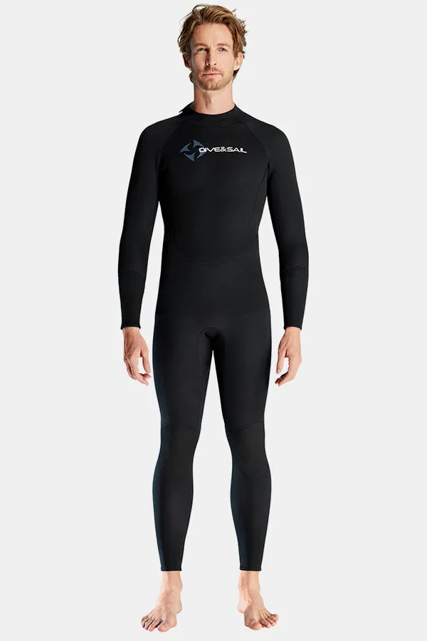 Men's 1.5MM Back Zipper One-Piece Warm And Cold-Proof Wetsuit