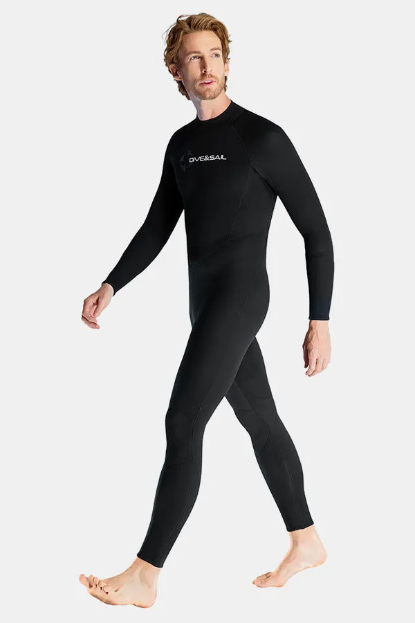 Men's 1.5MM Back Zipper One-Piece Warm And Cold-Proof Wetsuit