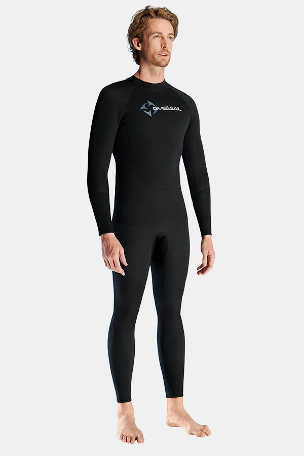 Men's 1.5MM Back Zipper One-Piece Warm And Cold-Proof Wetsuit