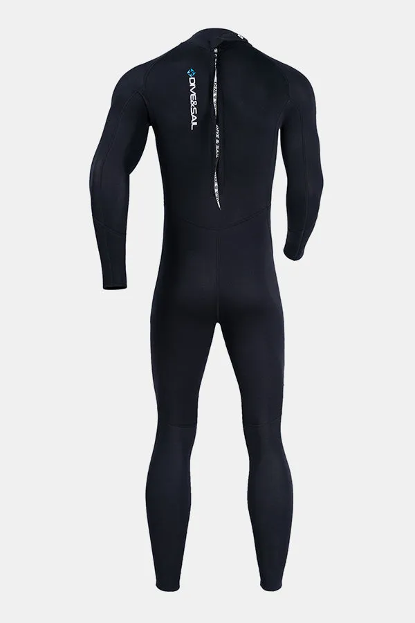 Men's 1.5MM Back Zipper One-Piece Warm And Cold-Proof Wetsuit