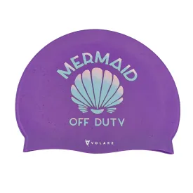 Mermaid Off Duty Silicone Swim Cap