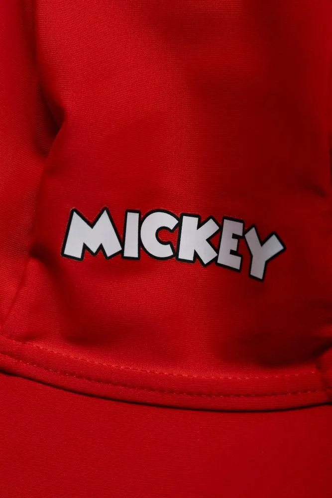 Mickey Mouse Swimsuit & Hat Red