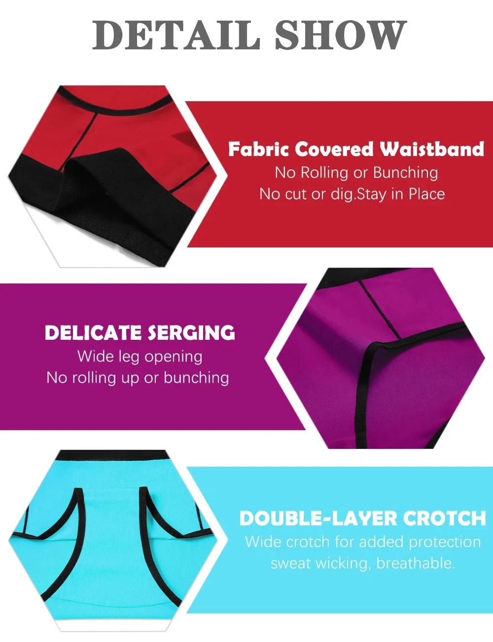 Molasus Women's Soft Cotton Briefs Ladies Mid-High Waisted Full Coverage Panties Multicolor a2