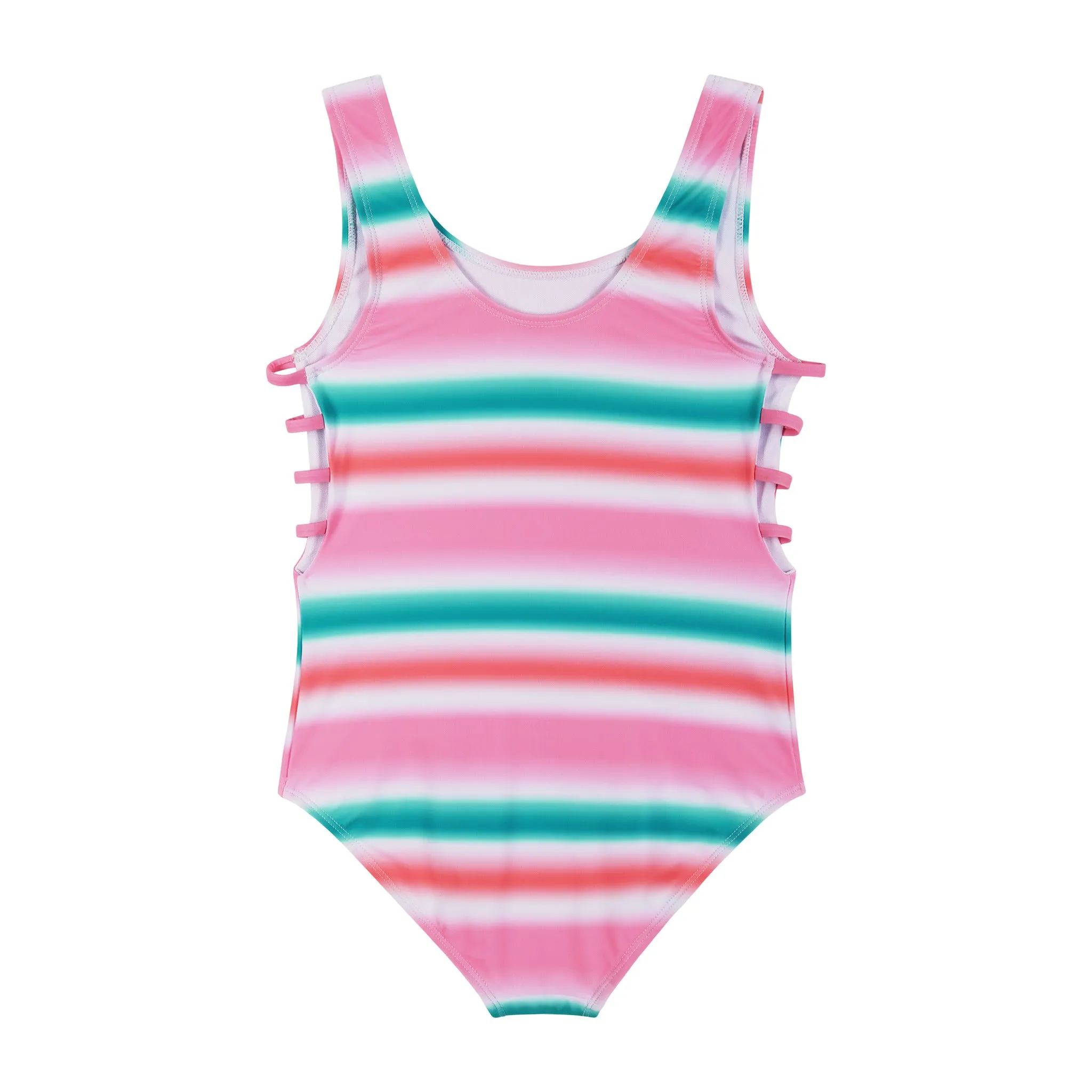 Multi-Stripe Swimsuit (Size 7-16 Years)