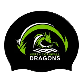 North Cornwall Dragons Swimming Club Silicone Swimming Cap