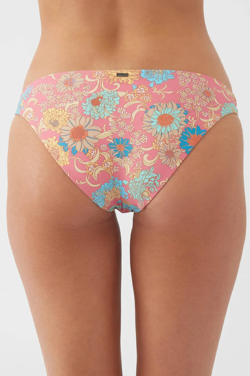 O'Neill Belize Floral Sunrise Bottom-Coral