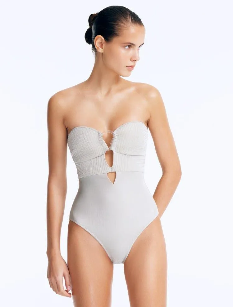 Rhodes Silver Swimsuit