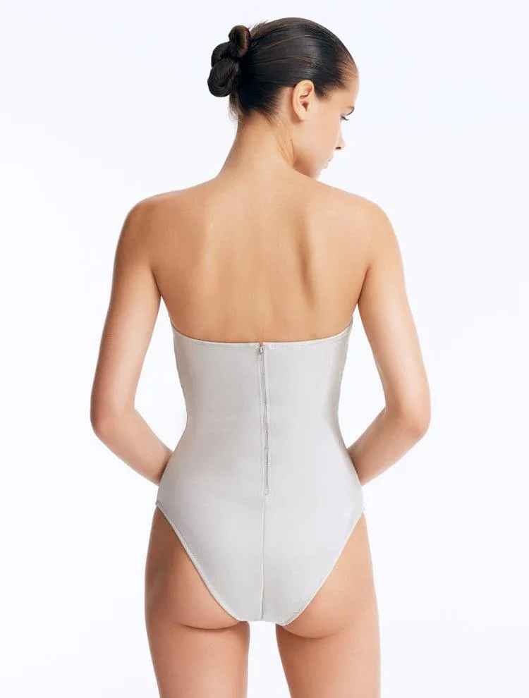 Rhodes Silver Swimsuit