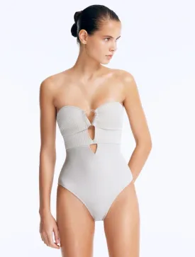 Rhodes Silver Swimsuit
