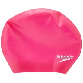 Speedo Plain Long Hair Swim Cap