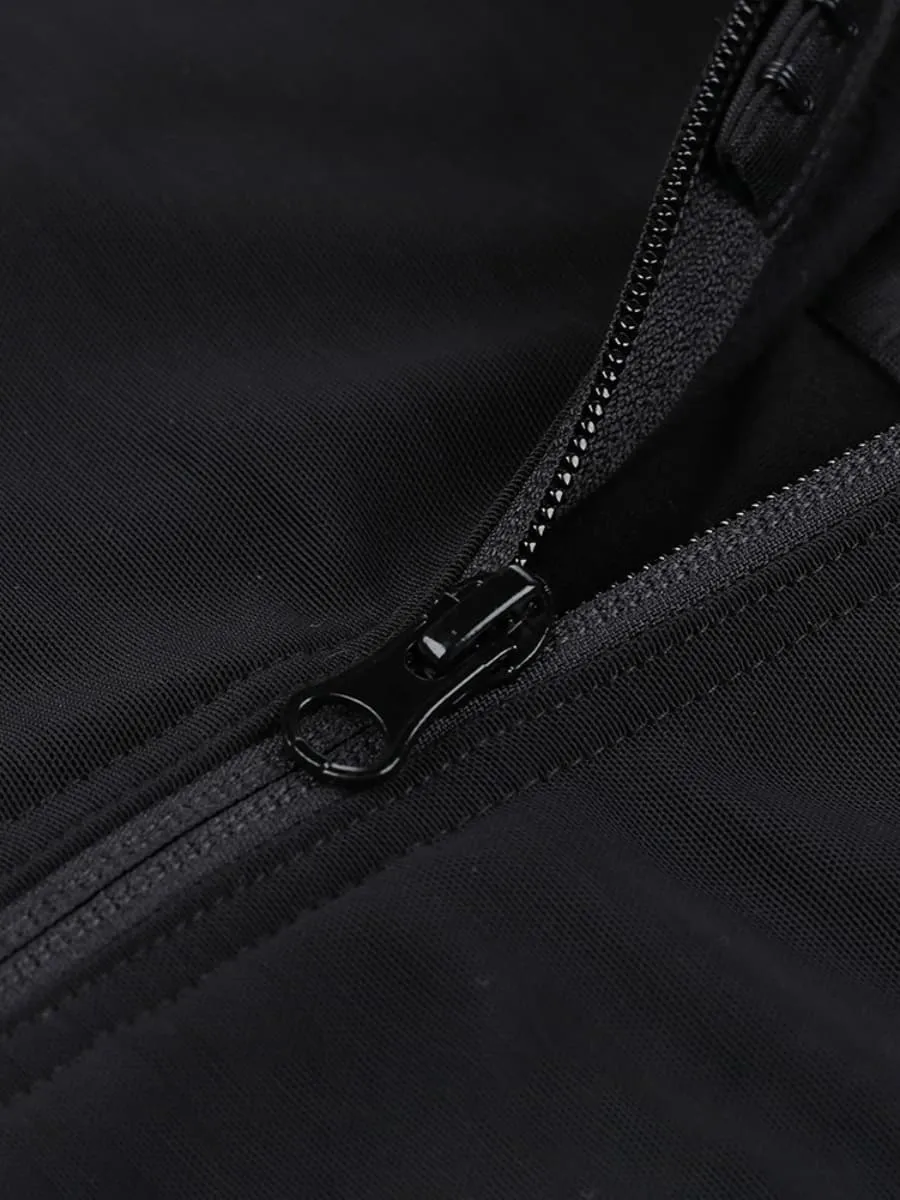 Wholesale Large Size Postoperative Full Body Shaper Front Zipper Smooth Abdomen