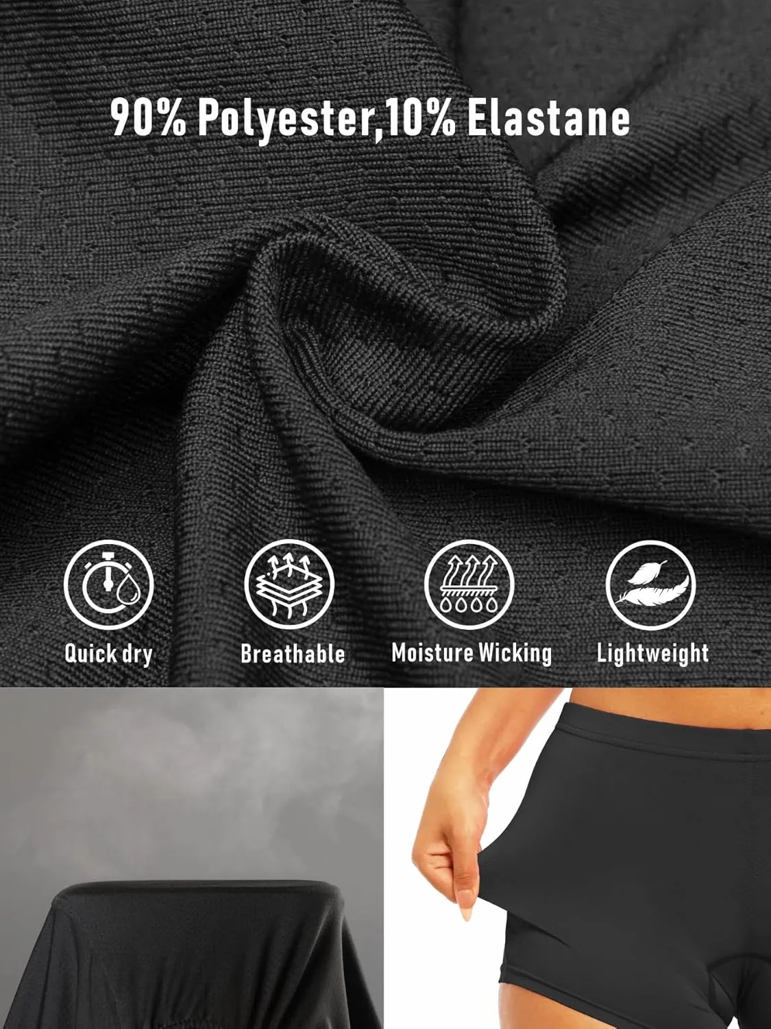 Women's Cycling Underwear 4D Padded Bike Shorts Lightweight Bicycle Biking Undershorts Breathable Ergonomic Design